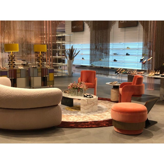 Textile Malibu Round by Dooq Details For Sale - Image 7 of 10