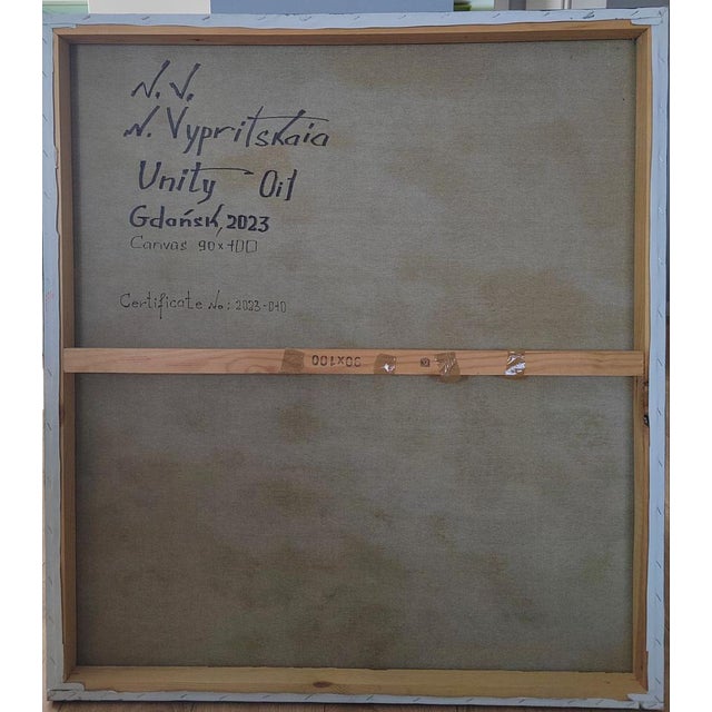 Early 21st Century Natalia Vypritskaia, Unity, 2023, Oil on Canvas For Sale - Image 5 of 7