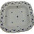 1980s Vintage Herend Blue Garland PBG Large Square Fruit Serving Bowl Model 1181 Hungary C. 1980s For Sale - Image 5 of 10