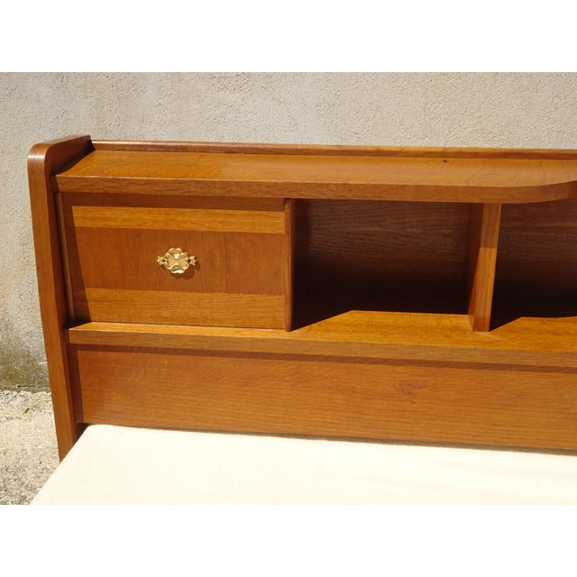 Vintage Light Oak Headboard, 1970s For Sale - Image 6 of 18