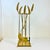 Hollywood Regency 1970s Vintage Hollywood Regency Boho Chic Brass Horn Fireplace Tools - Set of 5, After Maitland-Smith For Sale - Image 3 of 16