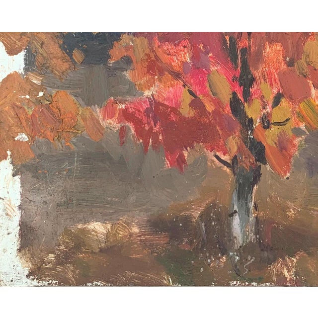 1970s Rural Landscape Antique Painting Original Soviet Art Ukrainian Artist Sokolovsky G. 29-36 1970s For Sale - Image 5 of 6