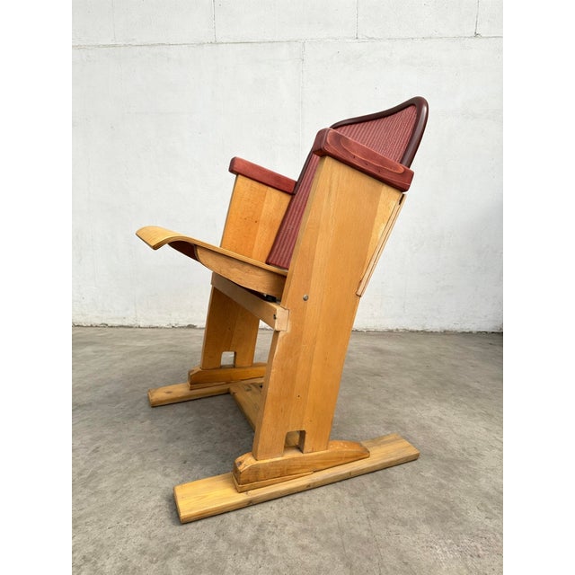 East German Theatre Chair, 1960s For Sale - Image 6 of 11