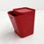 Red Laundry Bin by Anna Castelli for Kartell, 1970s, in Good conditions. Designed 1970 to 1979 This piece has an...