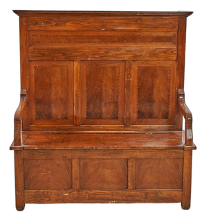 Walnut Bench, Early 1900s