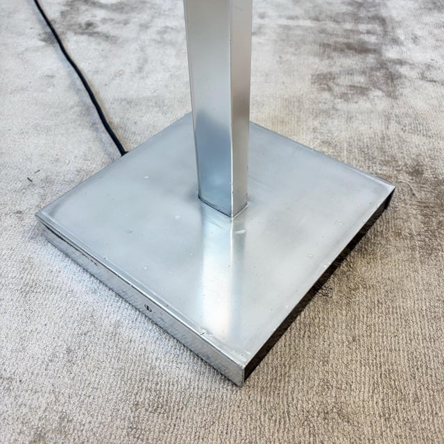 Adjustable Chrome Twin-Head Floor Lamp by Ronald Holmes for Conelight, 1960s For Sale - Image 10 of 12