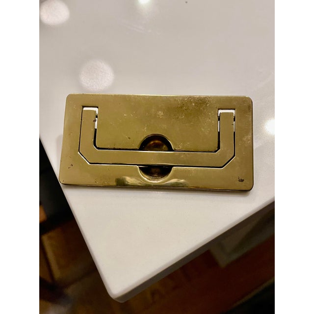 Henredon Brass Campaign Pull Hardware Chairish