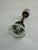 Brass Antique Clear Glass Door Knob Set With Brass Hardware, 1920s–1930s For Sale - Image 8 of 13