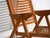 Vintage Folding Rocking Chair in Beech, Central Europe, 1960 For Sale - Image 5 of 10