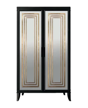 Mirrored Olimpia D45 Armoire by Isabella Costantini