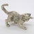 Vintage Italian Handmade Silver Cat Figurine, Milan, Italy, 1960s For Sale - Image 13 of 13