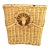 Vintage Hand Woven Rattan Cane Basket For Sale