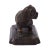 Early 20th Century 1900s Bronze Dog Paperweight Sculpture For Sale - Image 5 of 6