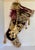 Victorian Style Burgundy Velvet Christmas Stocking With Cherub, Lace & Tassels For Sale - Image 4 of 14