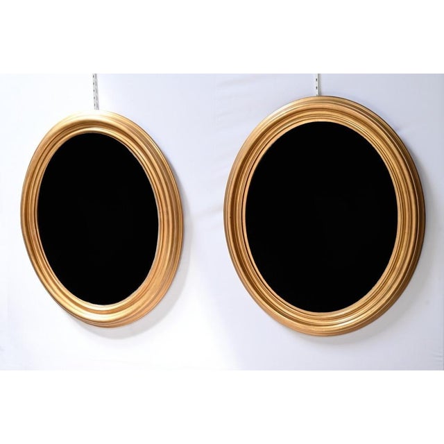 19th Century Oval Mirrors, Set of 2 For Sale - Image 4 of 18