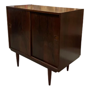 1970s Vintage Imported Mid Century Danish Modern Rosewood Toned Cabinet