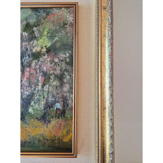 Guido Bertuzzi, Primavera, 1997, Oil Painting on Wood For Sale - Image 4 of 14