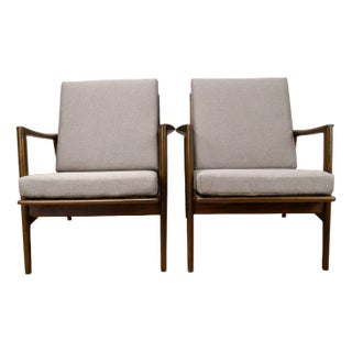 Set of Model 300-139 Armchairs from Swarzędz Factory, 1960s For Sale