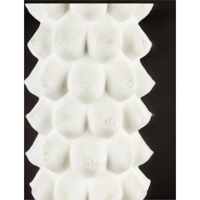 Pop Art Huge Discontinued Johnathan Adler 18” Pop Art Perpetual Georgia Boob Pottery Vase For Sale - Image 3 of 11