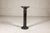 Contemporary Vintage Black Marble Column Pedestal with White Veining and Stepped Base For Sale - Image 3 of 12