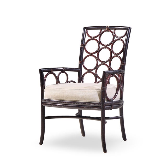 Barbara Barry for Baker Script Rattan Dining Chairs - Set of 6 For Sale - Image 12 of 12