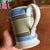 White Antique Staffordshire Pearlware Mocha Banded Tankard, Circa 1820s For Sale - Image 8 of 12