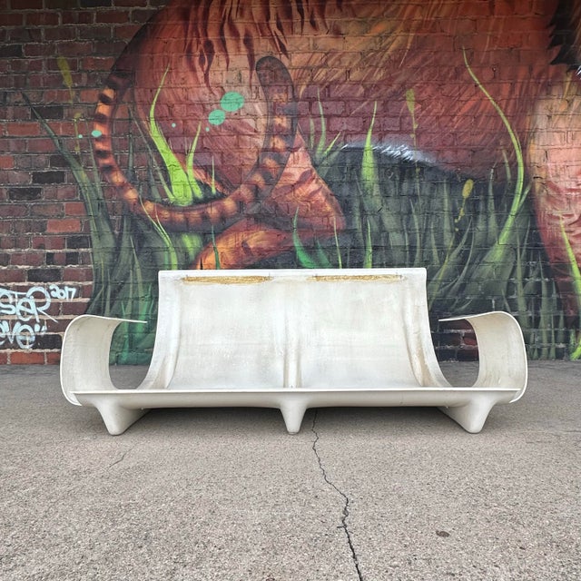 Mid-Century Modern Michel Ducaroy for Ligne Roset “Marsala” Loveseat For Sale - Image 3 of 10