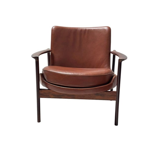 Mid-Century Modern Lounge Chairs by Ib Kofod-Larsen for Frõscher, 1970s, Set of 2 For Sale - Image 10 of 15