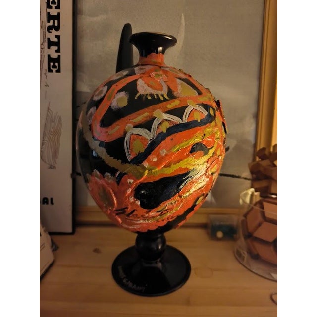 Vase in Blown Glass by Cleto Munari modified by Gianni Celati, 2002 / 2010 For Sale - Image 6 of 11