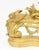 French Louis XV Style Cherub Motif Brass Chenets, Pair For Sale - Image 3 of 9