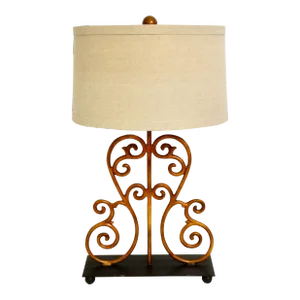 Modern Table Lamp With Linen Shade