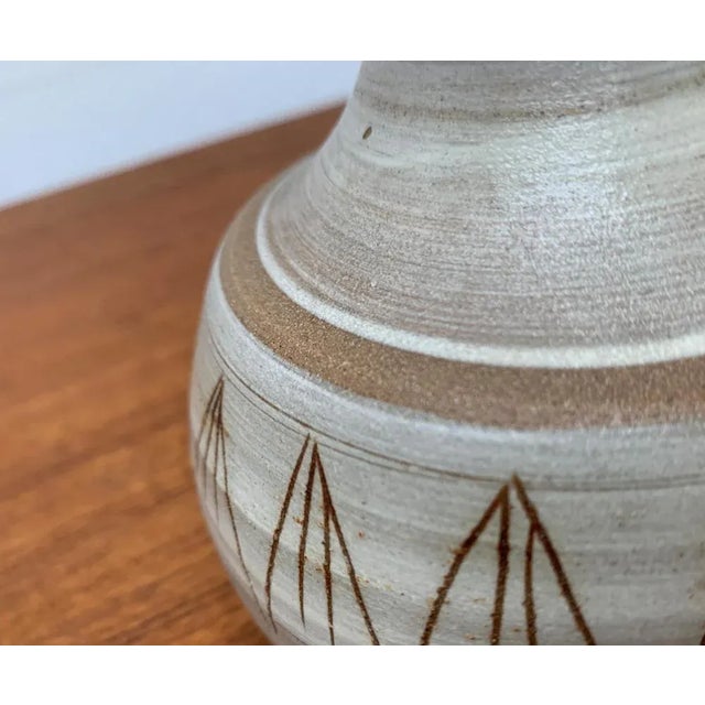 Ceramic Mid-Century Danish Studio Pottery Vase in Stoneware by Noomi Backhausen for Søholm, 1960s For Sale - Image 7 of 13