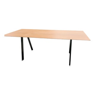 Andreu World Minimalist White Oak Counter-Height Table For Sale