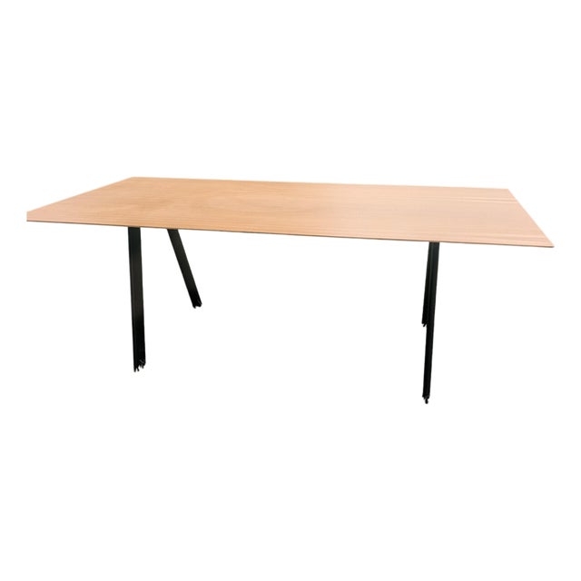 Andreu World Minimalist White Oak Counter-Height Table For Sale