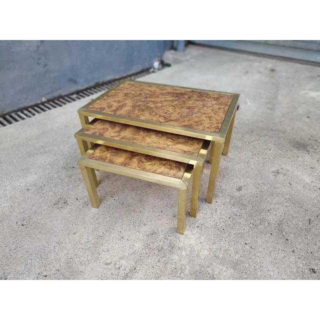 Brass Nesting Tables, 1970s For Sale - Image 18 of 18