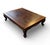 Chinese Antique Chinese Rosewood Low Coffee Table With Carved Apron and Cabriole Legs For Sale - Image 3 of 5