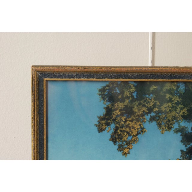 Early 20th Century Early 20th Century Maxfield Parrish Arts & Crafts Framed 'The Lute Players' Print For Sale - Image 5 of 12