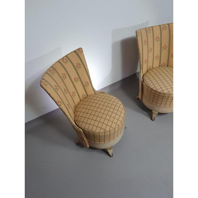French Boudoir Chairs, Set of 2 For Sale - Image 12 of 14
