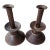 American Antique Tin Candlesticks For Sale