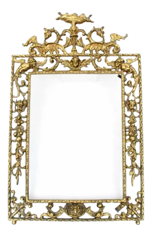 19th Century Spanish Gilt Bronze Picture Frame