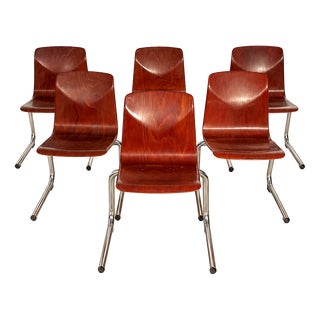 Vintage Chairs from Thur Op / Pagholz, 1960s, Set of 6 For Sale