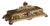 Carved Gilt Bronze Inkwell For Sale