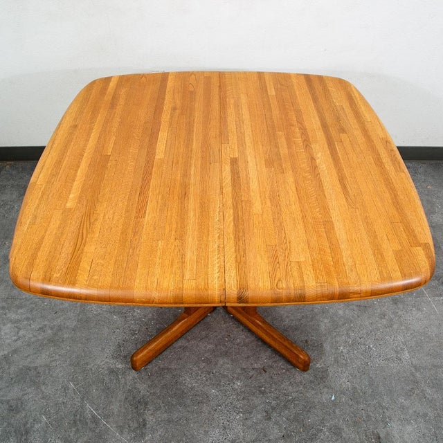 Mid Century Modern Dining Table Solid Oak Rectangular Kitchen Butcher Block MCM For Sale - Image 11 of 11
