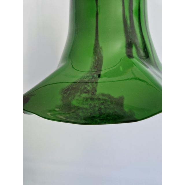 Green Marbled Opaline Glass Pendant Light from Peill & Putzler, 1970s For Sale - Image 12 of 18