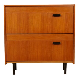 Vintage Shoe Cabinet in Teak, 1960s For Sale