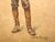 American Done in the Open Drawings by Frederick Remington c. 1904 For Sale - Image 3 of 10