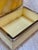 Vintage Italian Honey Marble and Brass Decorative Box For Sale - Image 4 of 10