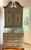 Painted Chinoiserie Style Antique Sage Green Floral Secretary Desk For Sale - Image 18 of 18