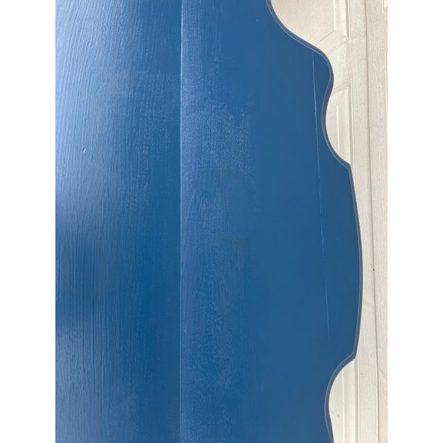 Wood Antique Turtle Top Painted Table For Sale - Image 7 of 10