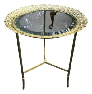 Marge Carson Attributed Living Room Grand Traditions Chairside Table Grt30-2